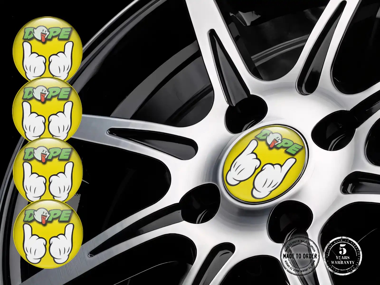 Sticker on Rims Quantum Prism Limited